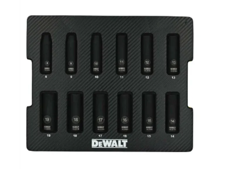 DeWalt DWMT45447 12-piece 3/8-inch Drive Metric Deep Impact Socket Set