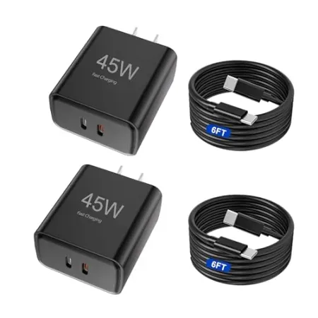 Physhy 6' 45W USB-C to USB-C Fast Wall Charger