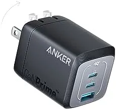Prime Members: 3-Port GaN Anker Prime Fast Wall Charger (2x USB-C + 1x USB-A)
