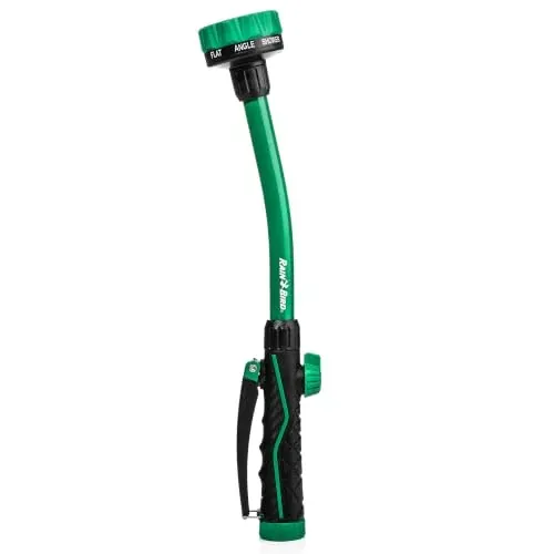 16" 8-Pattern Rain Bird Watering Wand Garden Hose Nozzle