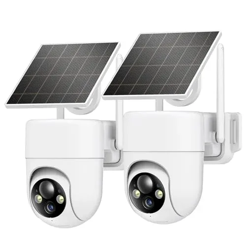 Oculview 2K Solar Security Cameras Wireless Outdoor