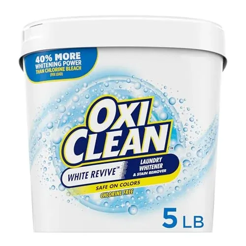 OxiClean Versatile Stain Remover Powder w/ White Revive 5 x 5-Lb