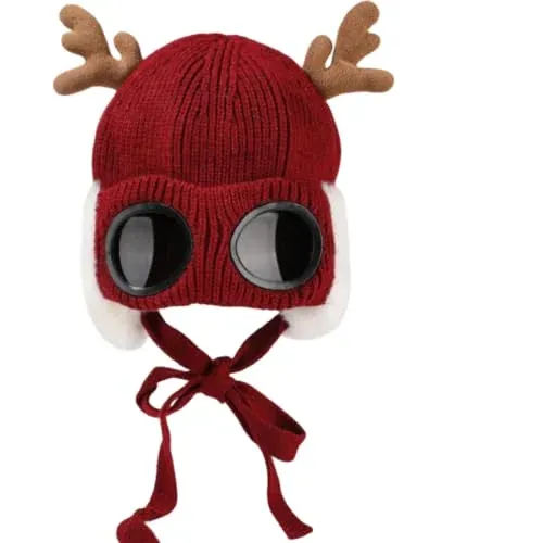 Christmas Reindeer Knit Hats