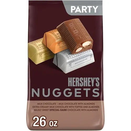 HERSHEY'S NUGGETS Assorted Chocolate Candy Variety Pack 26 oz