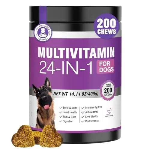 200-Count 24-in-1 Chewable Dog Multivitamin