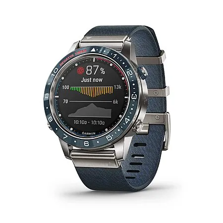 46mm Garmin Men's MARQ Captain Luxury Tool Watch w/ Advanced Nautical Features