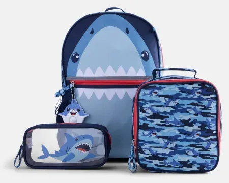 3-Piece 17" Wonder Nation Boy's Backpack & Lunch Set