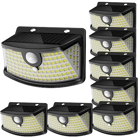 Prime: Aootek 120-LED Solar Motion Sensor Lights (Daylight White): 2-Pk $6, 8-Pk