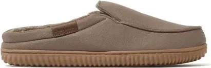 Dearfoams Men's Cozy Comfort Notch Clog Slippers