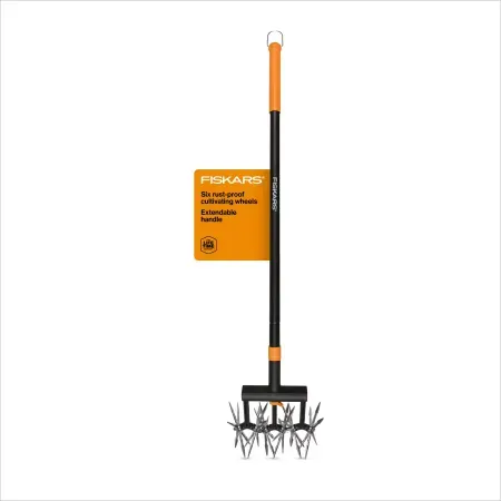 Fiskars Steel Extendable Rotary Cultivator