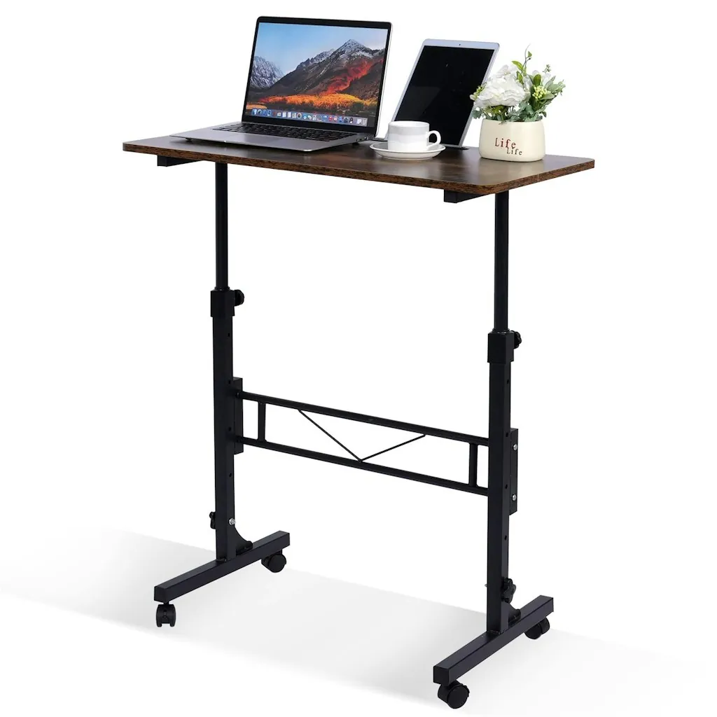 Adjustable Height Mobile Standing Desk