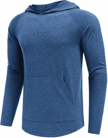 PINSPARK Men's Lightweight Kangaroo Pocket Hoodie