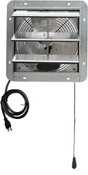 iLIVING 12" Wall Mounted Shutter Exhaust w/ Thermostat Control