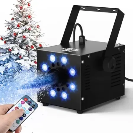 UPGREY 1200W Snow Machine with LED And Remote Control