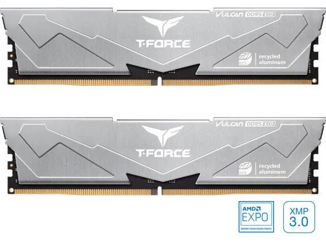 Team T-Force Vulcan ECO 32GB (2 x 16GB) RAM DDR5 6400 CL38 $379.99 ($399.99