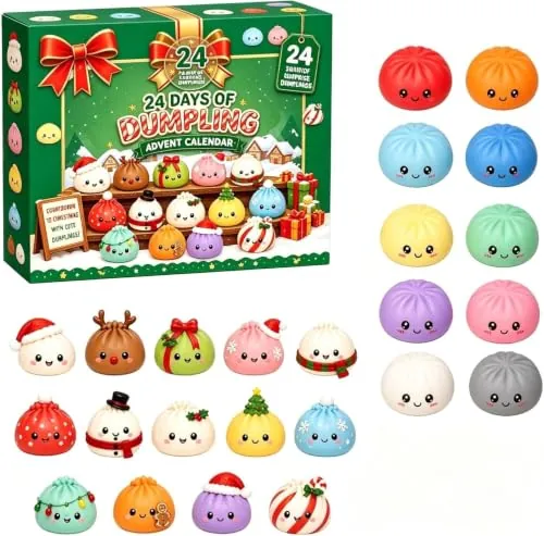 Christmas Squishies Advent Countdown Calendar