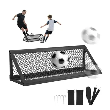 Sturdum 2-in-1 Soccer Metal Rebounder Board