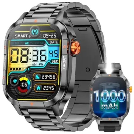 Mingdaln Military Smart Watch with 1000mAh Battery