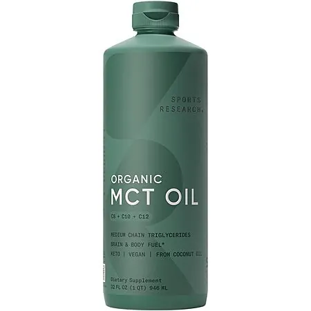 Select Accounts: 32-Oz Sports Research Organic Coconut MCT Oil