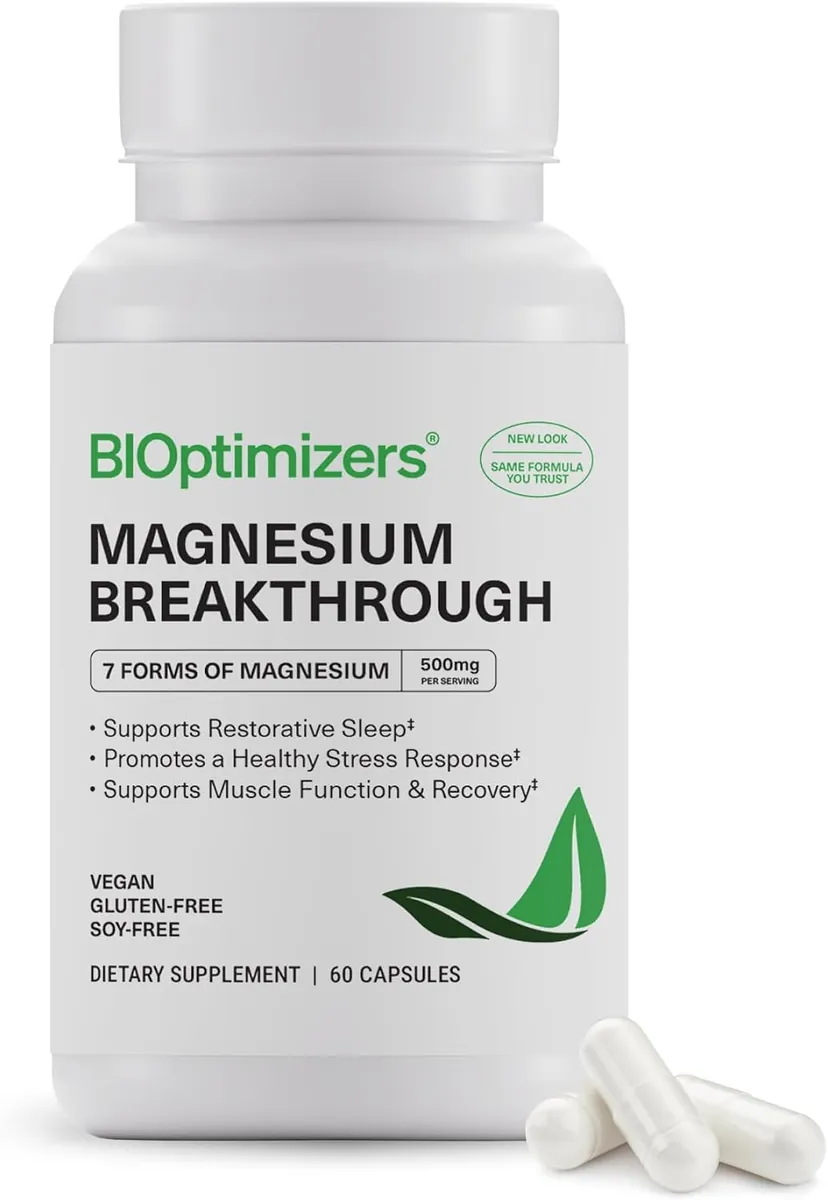 BIOptimizers Magnesium Breakthrough Supplement 60-Count