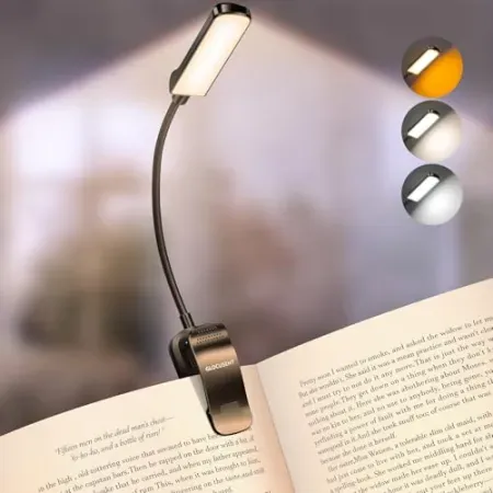 Glocusent 13-LED Rechargeable Book Light