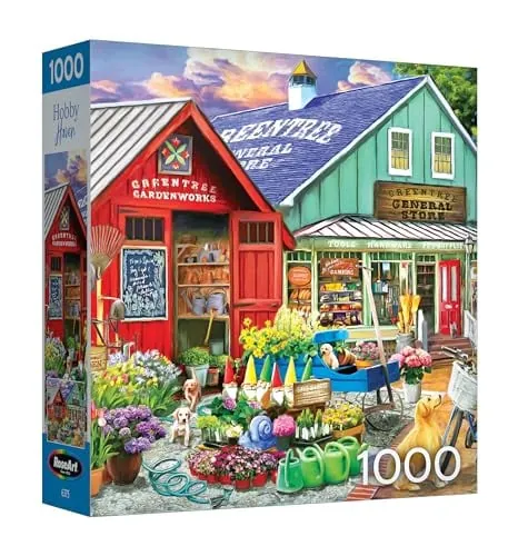 RoseArt Hobby Haven Greentree Garden Center Jigsaw Puzzle 1000-Pc