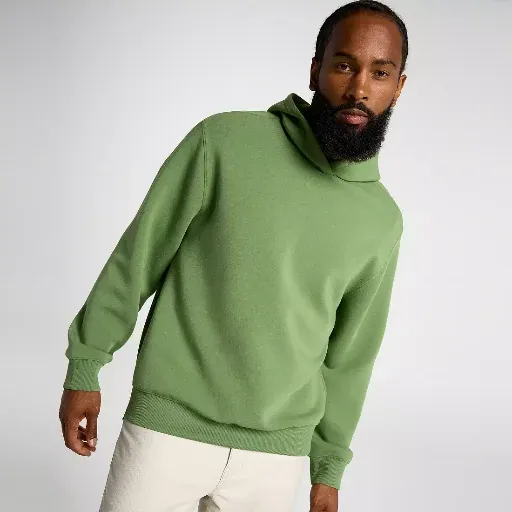 VRST Men's Pinnacle Fleece Hoodie 2.0 Sweatshirt (Fern Olive)