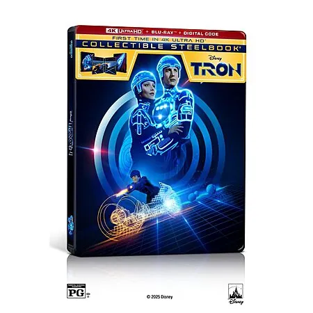 Disney Tron Steelbook (4K UHD + Blu-ray + Digital)
