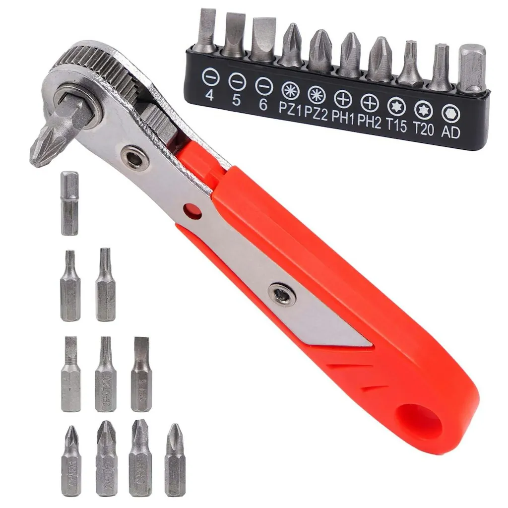 11-in-1 Magnetic Ratchet Screwdriver Set