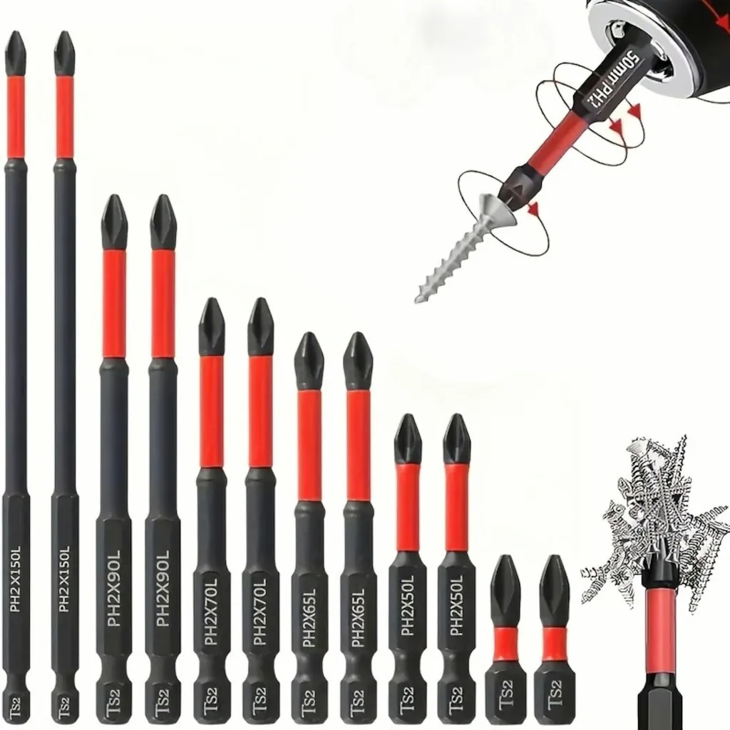 6-Piece Magnetic Screwdriver Bit Set