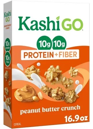 16.9oz Kashi GO Peanut Butter Crunch Protein Cereal