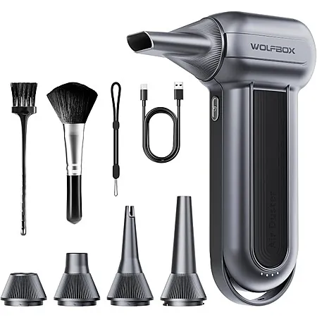 Open Box: WOLFBOX MF100 Super Power Cordless Air Duster