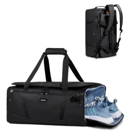 ECOHUB 40L Convertible Duffle Backpack w/ Shoe Compartment