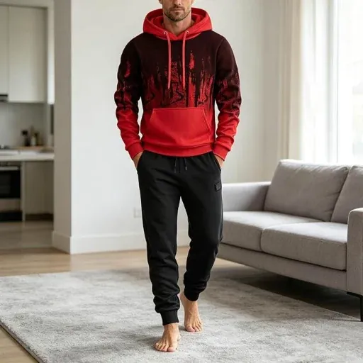 Graphic Hoodie and Joggers Sweatsuits