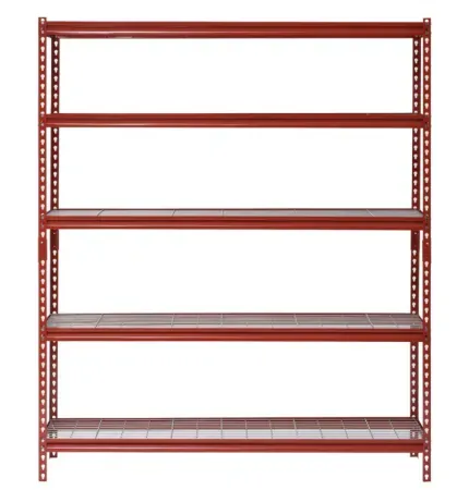 Muscle Rack 5-Shelf Steel Shelving Unit (60"W x 24"D x 72"H)
