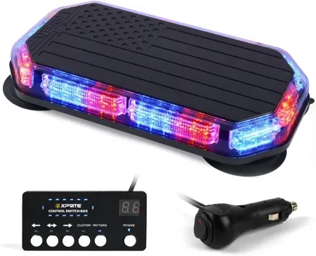 Xprite 42-LED Rooftop Emergency Strobe Light Bar