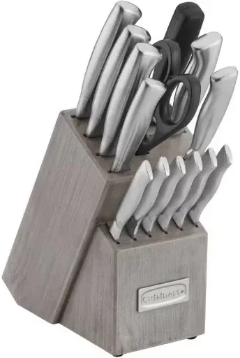 Cuisinart Classic Stainless Steel 15-Piece Knife Block Set
