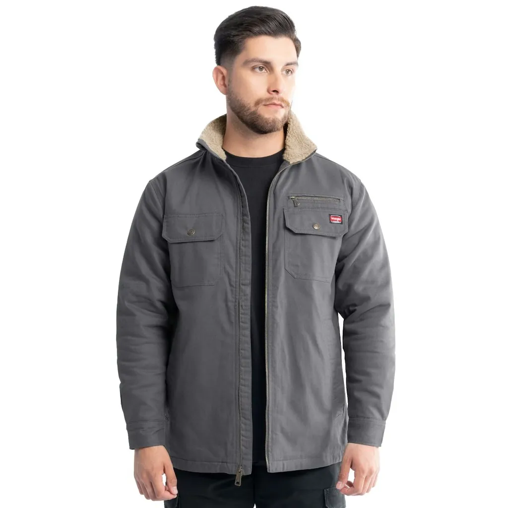 Wrangler Workwear Men's Mock Neck Jacket