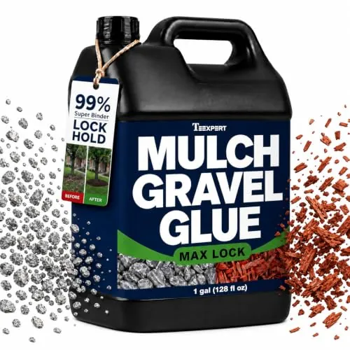 Teexpert Mulch Gravel Glue for Landscaping (1-Gallon)