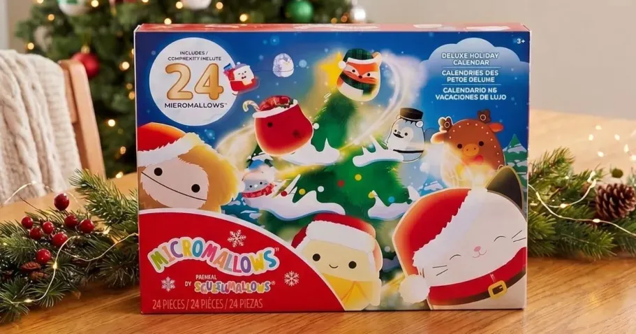 Squishmallows Original 24-Day Micromallows Holiday Plush Advent Calendar