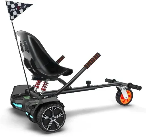 Flytraks K2 Self-Balancing Scooter Go Kart with Rear Shock Absorption