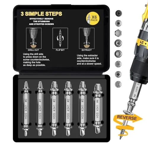 HSS Screw and Bolt Extractor Set
