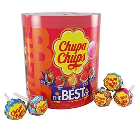 60-Count Chupa Chups Candy Lollipops