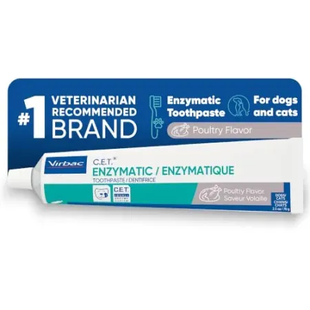 2.5oz. Virbac C.E.T. Enzymatic Pet Dental Care Toothpaste