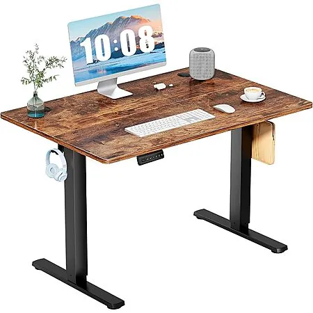 40" Dumos Electric Adjustable Height Workstation Standing Desk (various)