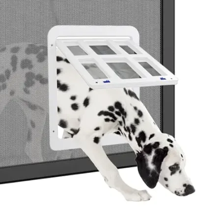 Namsan 11.2" x 14.4" Magnetic Flap Auto Closing Lockable Dog Door