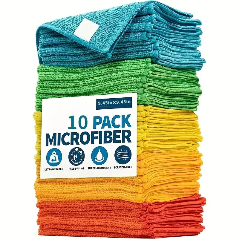 Microfiber Cleaning Cloth 10-Pack