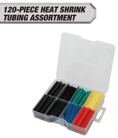 120-Piece Hyper Tough Heat Shrink Tubing Assortment