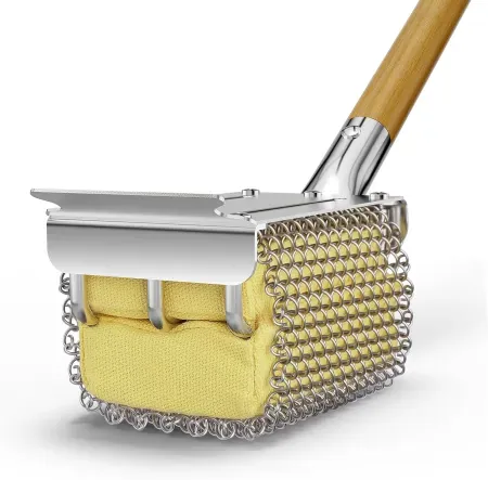 18" House Again Bristle-Free Grill Brush w/ Scraper
