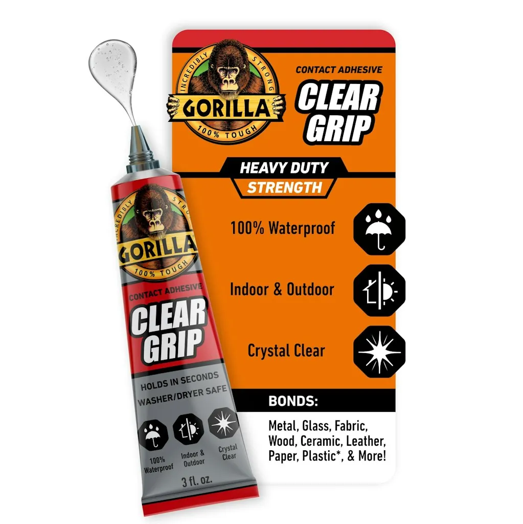 Gorilla Clear Grip Adhesive for Diamond Art & Jewelry